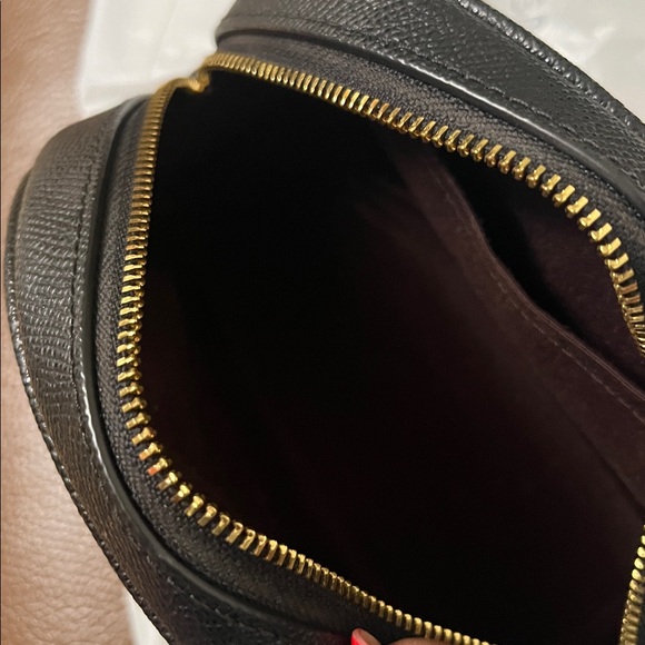 Coach Black Leather Cosmetic Case - Picture 4 of 5